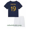 Frankrike Karim Benzema 19 Hjemme VM 2022 - Barn Draktsett